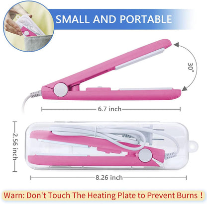 chip Bag Sealer Mini, Handheld Heat Sealer for Chip Bags and Mylar Bags, Portable Bag Resealer for Food Storage - Pink