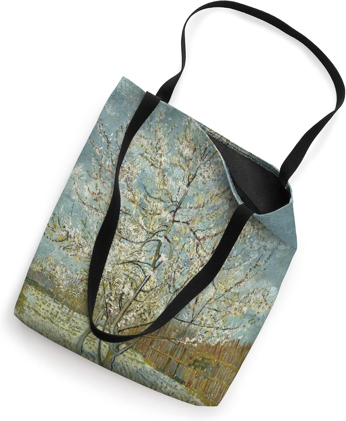 The Pink Peach Tree in Blossom by Vincent van Gogh Tote Bag