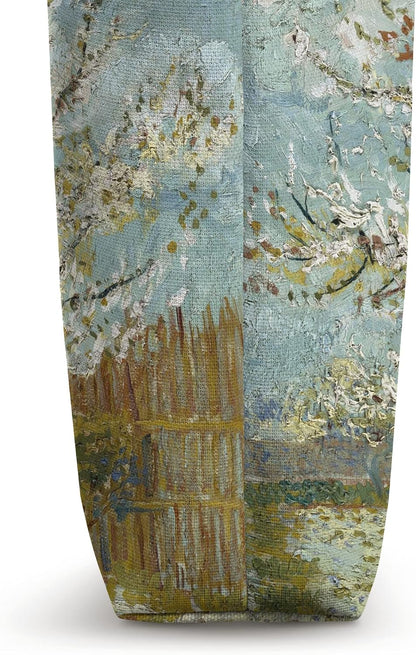 The Pink Peach Tree in Blossom by Vincent van Gogh Tote Bag