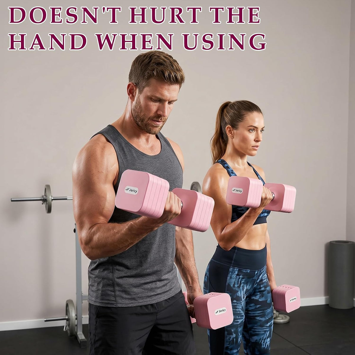 Adjustable Dumbbell Set 10LBS 20LBS 25LBS Dumbbells Set of 2 Hand Weights