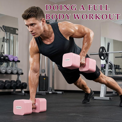 Adjustable Dumbbell Set 10LBS 20LBS 25LBS Dumbbells Set of 2 Hand Weights