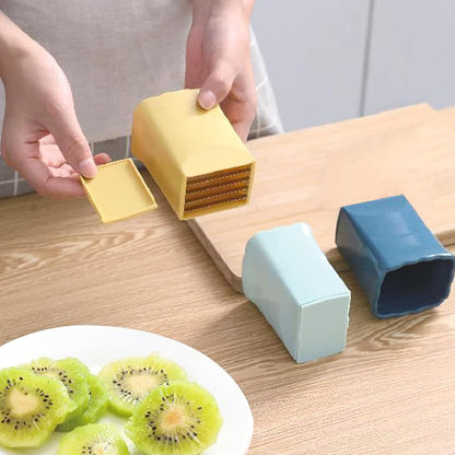 3 PCS Cup Slicer, Stainless Steel Egg Stainless, Strawberry Slicer, Mini Fruit Slicer Cup, Quickly Making Fruit Vegetable Salad, Creative Convenient Kitchen Gadget (Navy Blue + Pink + Cyan)