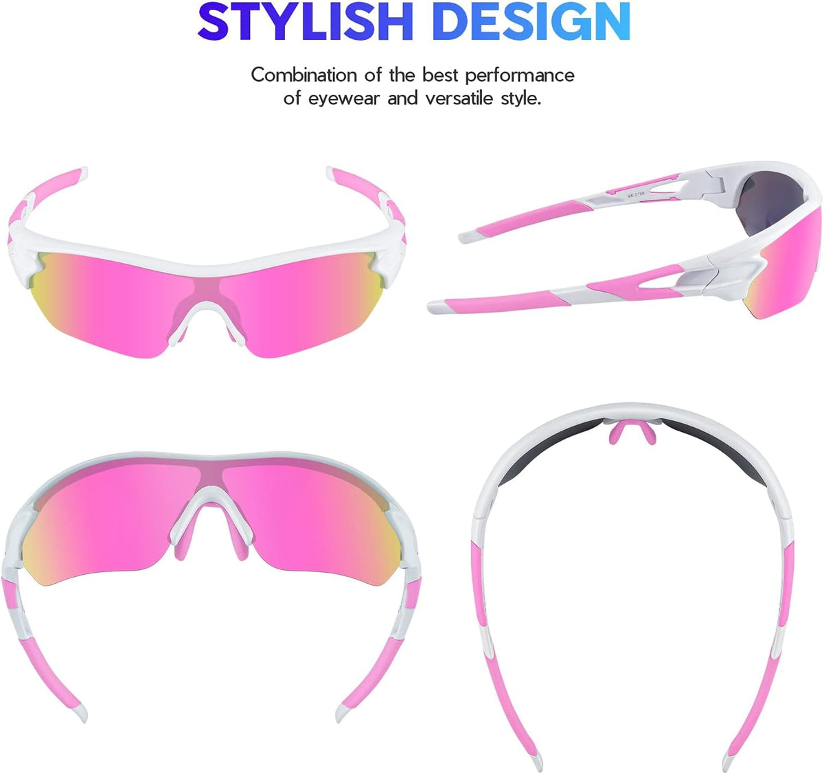 Polarized Sports Sunglasses for Men Women Youth