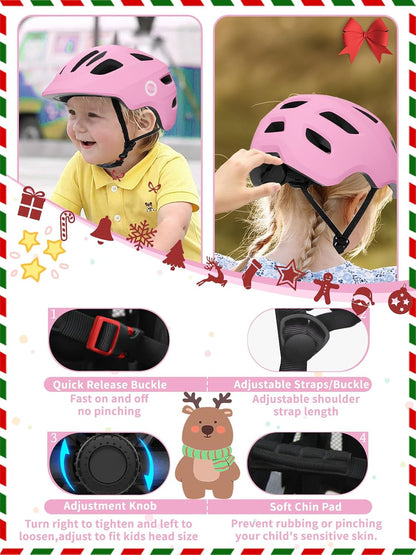 XJD Toddler Helmet Kids Bike Helmet for Infant/Baby, Adjustable for Age 1+