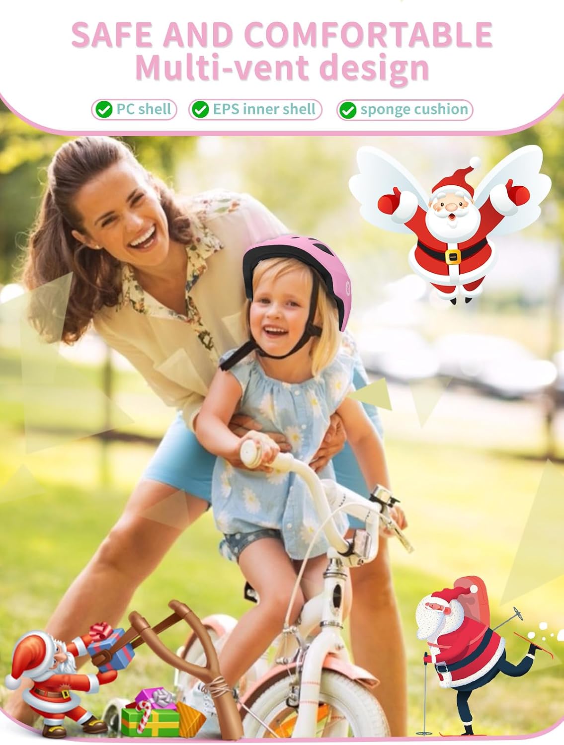 XJD Toddler Helmet Kids Bike Helmet for Infant/Baby, Adjustable for Age 1+