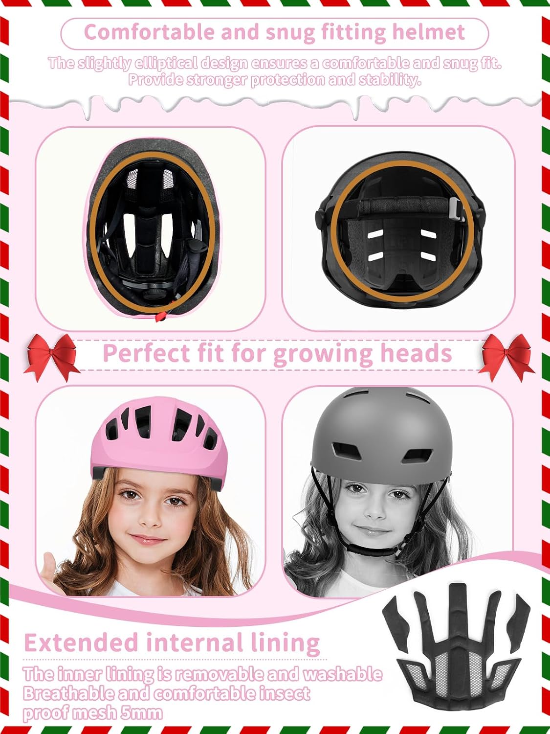 XJD Toddler Helmet Kids Bike Helmet for Infant/Baby, Adjustable for Age 1+