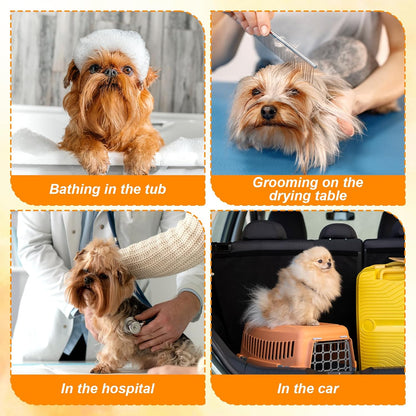 3 PCS Pet Dog Grooming Straps for Table, Adjustable Nylon Restraint Dog Bathtub Tether Leash, Fixed Cat Safety Noose Loops Rope for Pet Grooming Arm Table Bathing Accessories