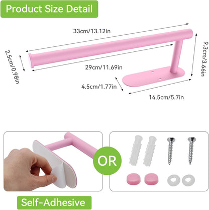 Pink Paper Towel Holder Under Cabinet No Drilling