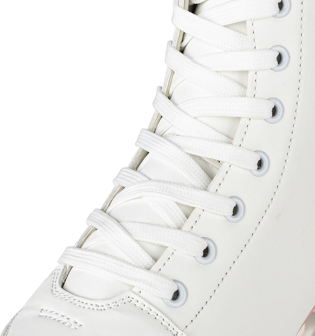 Women's High-top Roller Skates - PU Leather Indoor/Outdoor Four-Wheel Skates