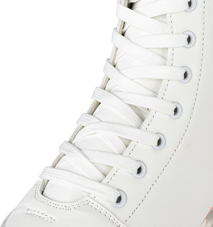 Women's High-top Roller Skates - PU Leather Indoor/Outdoor Four-Wheel Skates