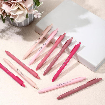 50 Pcs Thank You Pen Bulk Cute Server Ballpoint, Pink