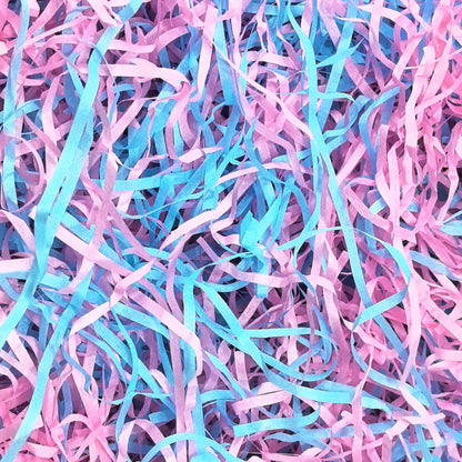Box Filler Shred Paper for Boy or Girl Birthday Party Gift Basket, 1/2 LB