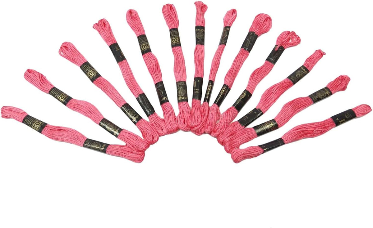 25 Pcs Pack Cotton Sewing Embroidery Thread Skeins Stitch Knitting Floss