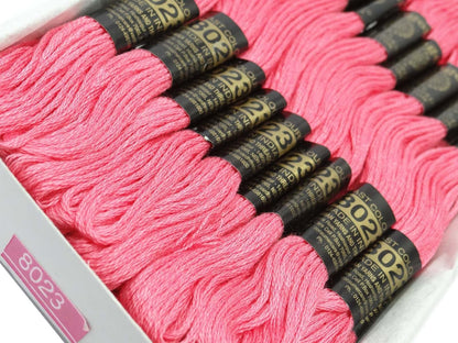 25 Pcs Pack Cotton Sewing Embroidery Thread Skeins Stitch Knitting Floss