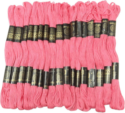 25 Pcs Pack Cotton Sewing Embroidery Thread Skeins Stitch Knitting Floss