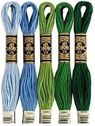 117-3806 Mouline Stranded Cotton Six Strand Embroidery Floss Thread, Light Cyclamen Pink, 8.7-Yard