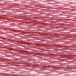 117-3806 Mouline Stranded Cotton Six Strand Embroidery Floss Thread, Light Cyclamen Pink, 8.7-Yard