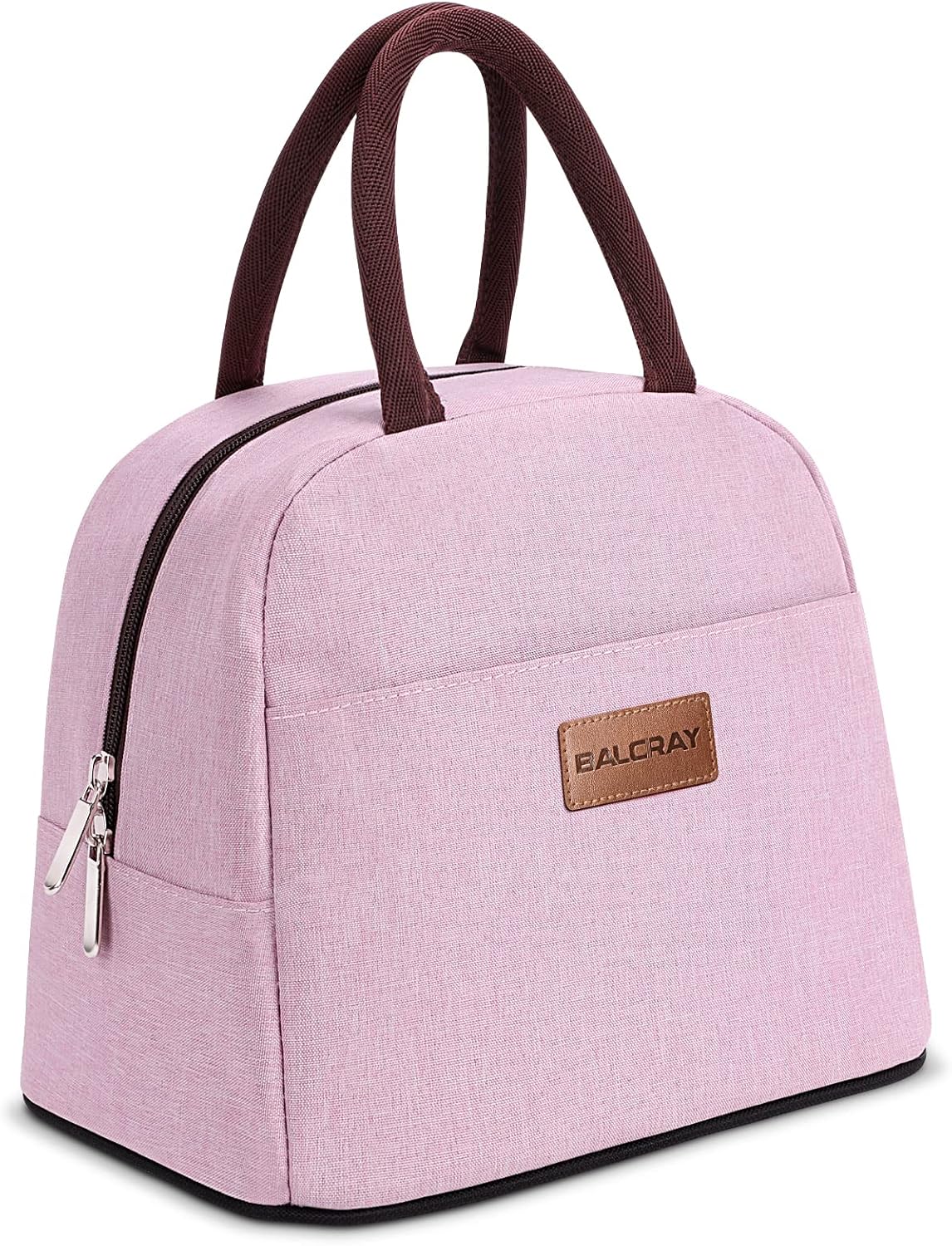 Lunch Bag for Women Men Adult Lunch Box (Pink), M