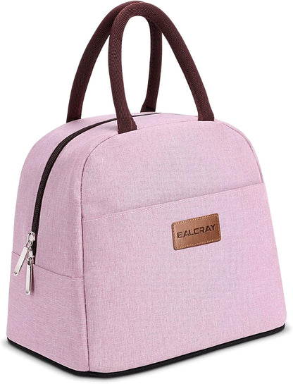 Lunch Bag for Women Men Adult Lunch Box (Pink), M