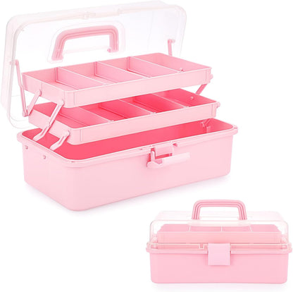 3-Layer Plastic Dividing Storage Box Craft Organizer and Storage