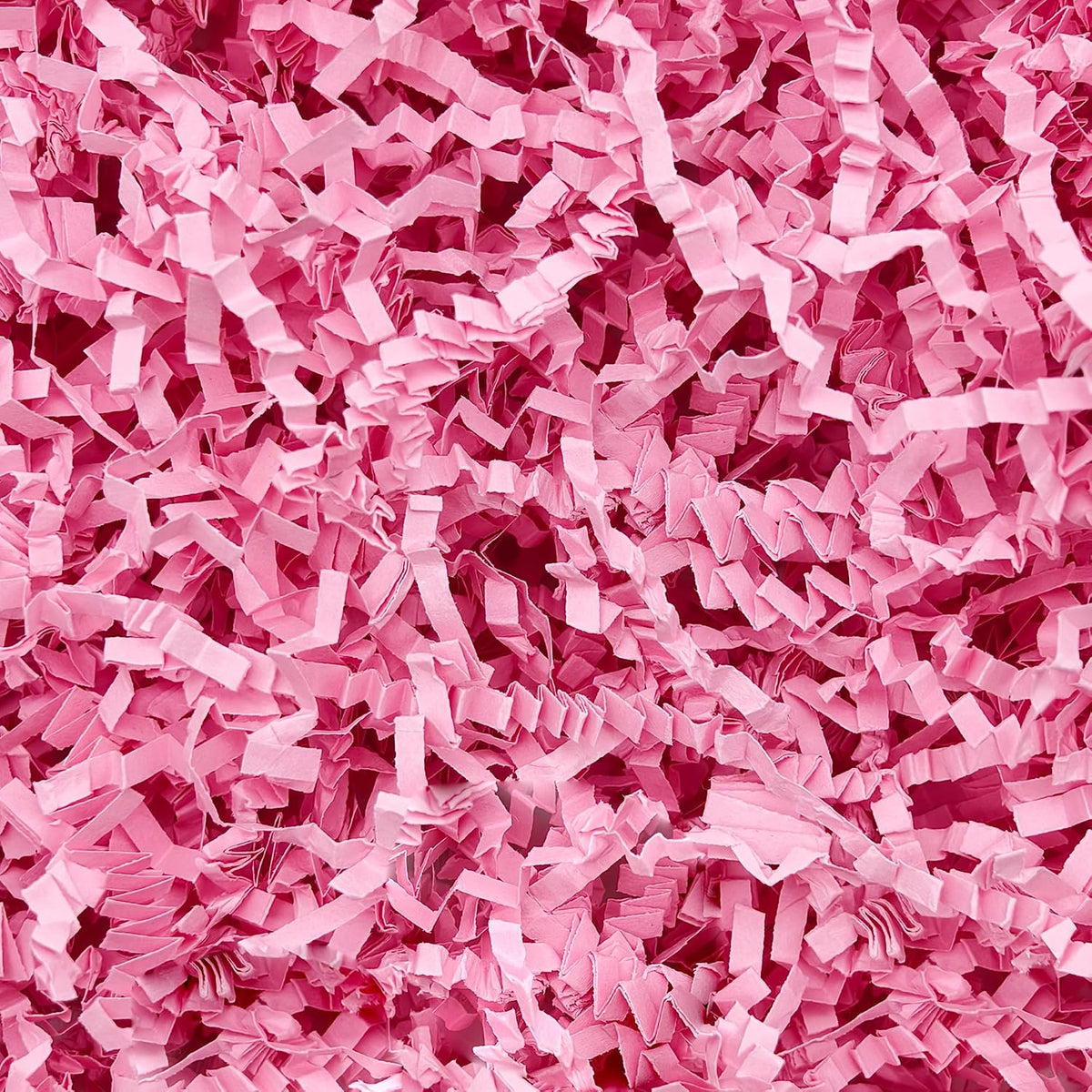 Crinkle Cut Paper Shred Filler,1 LB Pink Shredded Paper for Gift Boxes Bags Basket Filler Decoration,Grass Cushion Paper Streamer Stuffing for Christmas,Valentines' Day,Mother's Day Gift Wrapping
