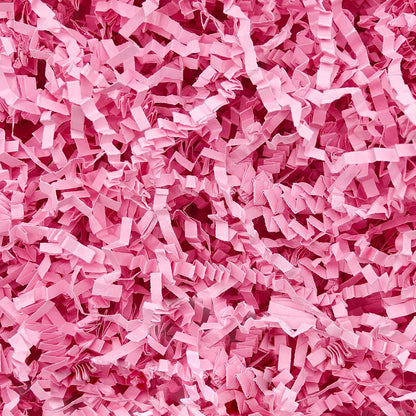 Crinkle Cut Paper Shred Filler,1 LB Pink Shredded Paper for Gift Boxes Bags Basket Filler Decoration,Grass Cushion Paper Streamer Stuffing for Christmas,Valentines' Day,Mother's Day Gift Wrapping