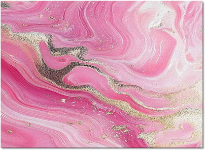 2.7'x5' Area Rugs Living Room Rug Minimalist Style Modern Pink Waves Washable Soft Fluffy Large Rug Abstract Art Non-Slip Floor Carpet for Bedroom Home Decor