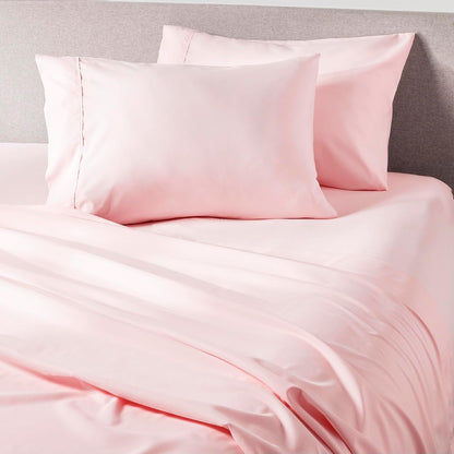 Cooling Bed Sheets (Split King, Cotton Candy Pink)