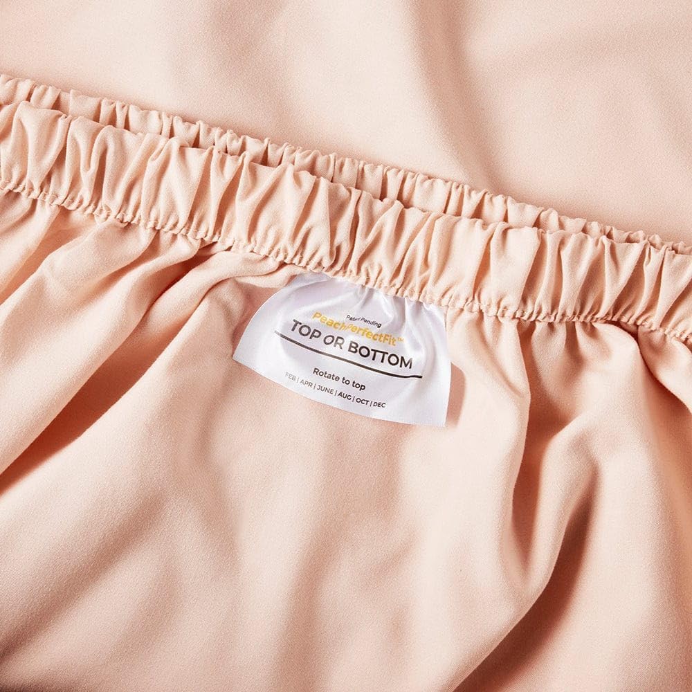 Cooling Bed Sheets (Split King, Cotton Candy Pink)