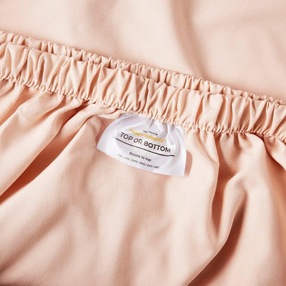 Cooling Bed Sheets (Split King, Cotton Candy Pink)
