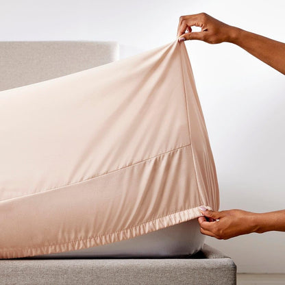 Cooling Bed Sheets (Split King, Cotton Candy Pink)