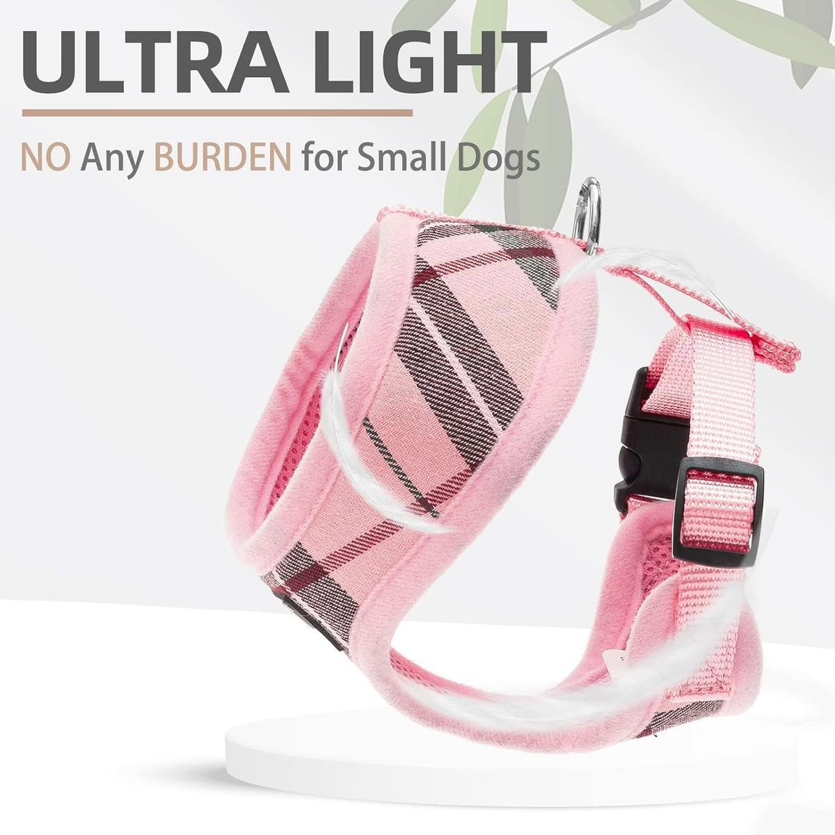 Small Dog Harness and Leash Set No Pull for XS XXS Sized Dogs Puppy