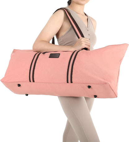 Large Yoga Mat Tote Sports Gym Pilates Carrier Shoe Bag for Women