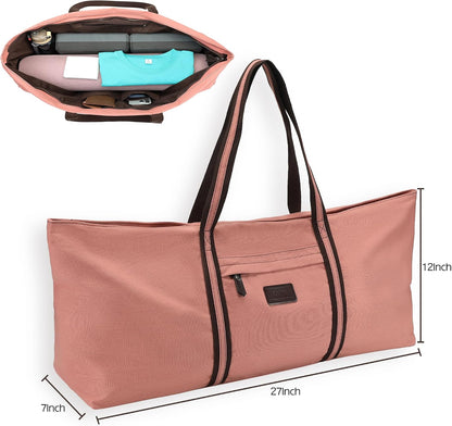 Large Yoga Mat Tote Sports Gym Pilates Carrier Shoe Bag for Women