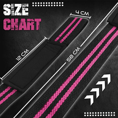SAWANS Lifting Straps Weight Lifting Wrist Support Fitness Padded Gym Heavy Duty Anti Slip Hand Bar Grips Neoprene Bodybuilding Dumbbell Power Deadlift Barbells Workout Strength