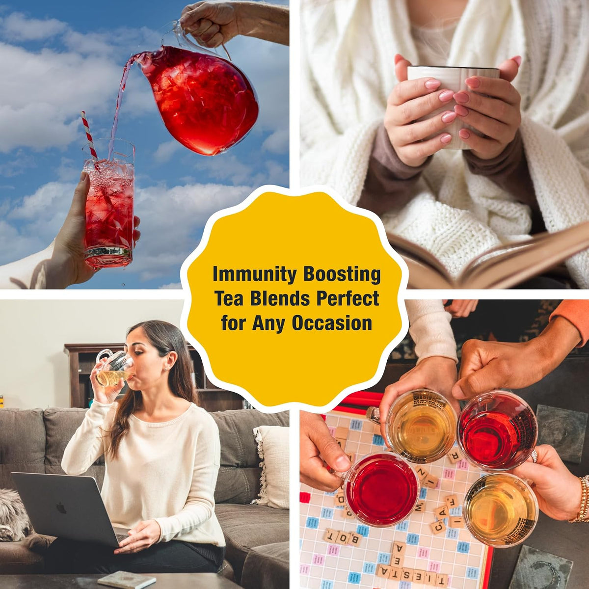 Peach Party, Loose Leaf, Peach Hibiscus Herbal Infusion