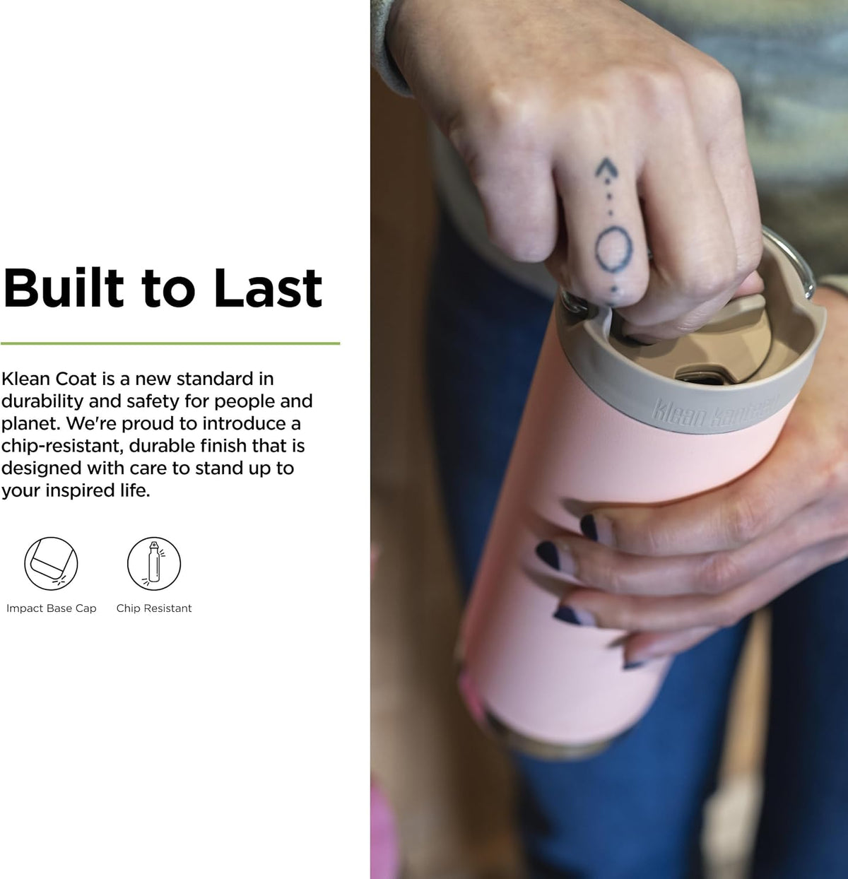 20oz TKWide Insulated Coffee Tumbler with Café Cap - Peach Parfait