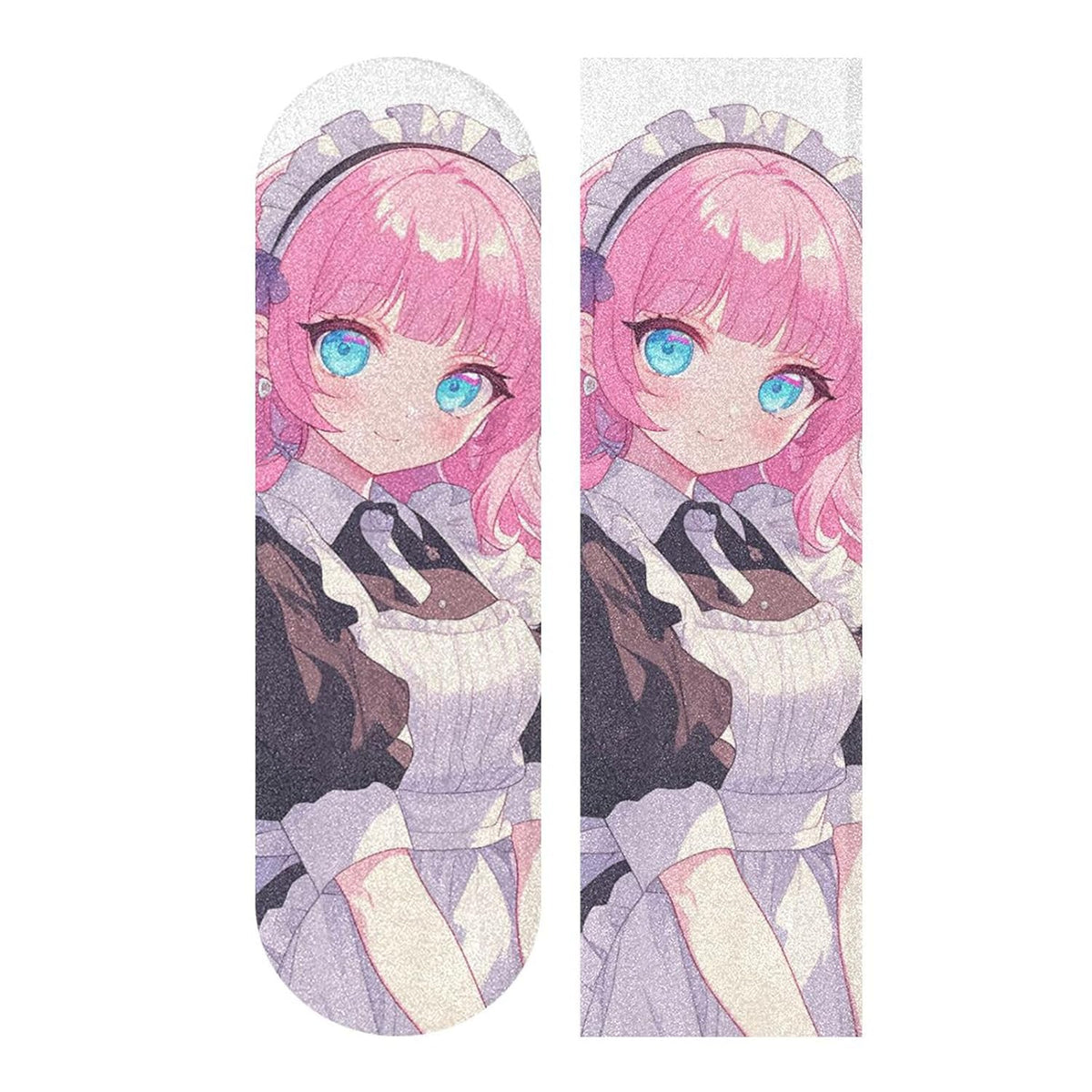 Anime Maid Peach Skateboard Tape Grip Bubble Free Scooter Grips Tape 33×9 Inch lija para Skateboard