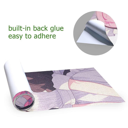 Anime Maid Peach Skateboard Tape Grip Bubble Free Scooter Grips Tape 33×9 Inch lija para Skateboard