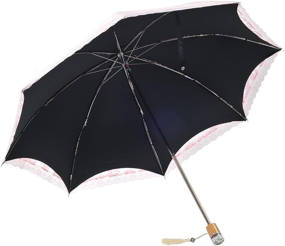 Lace Travel Parasol Folding Anti-uv Windproof Embroidery Umbrella