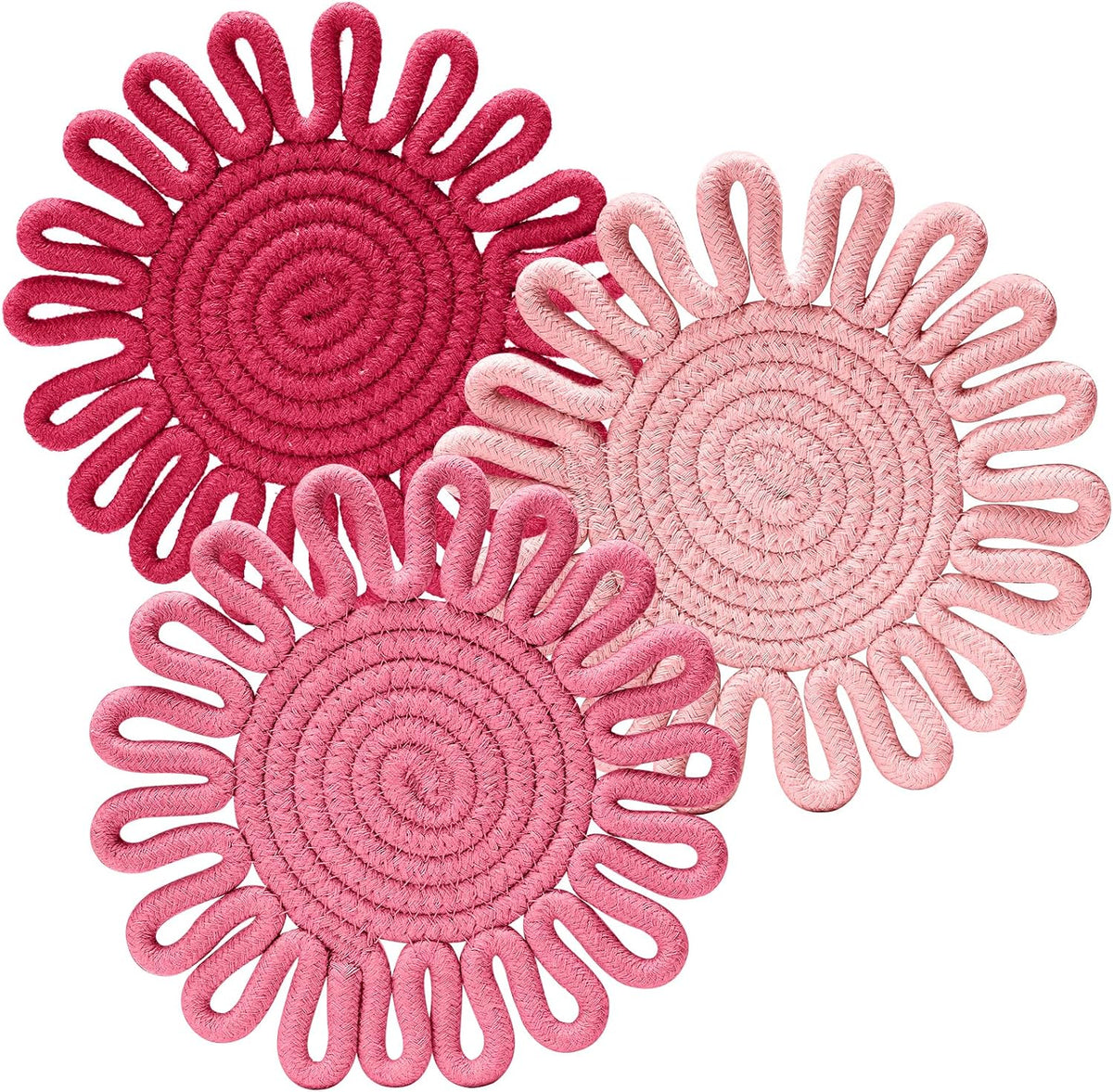 7.5" Trivets for Hot Dishes, 3 Pack Trivets for Hot Pots and Pans