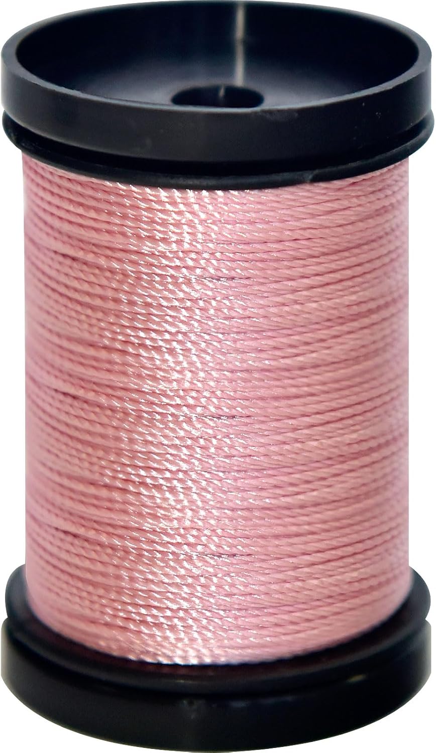 30 Yards Heavy Duty Extra Strong Upholstery Nylon Sewing Thread for Machine, Home, Hand, Craft, and Denim Leather，Color：Pink