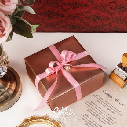Pink Satin Ribbon Double Faced Satin 1/2 inch x Continuous 50 Yards-Pink Ribbon for Gift Wrapping Crafts Wedding Decoration Bows Bouquet Floral Arrangement