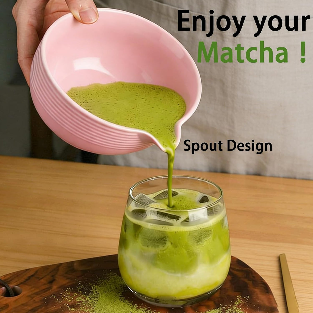 Matcha Whisk Set, 9 pcs Ceramic Matcha Set, Gifts for Women