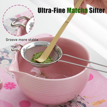 Matcha Whisk Set, 9 pcs Ceramic Matcha Set, Gifts for Women