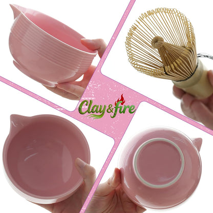 Matcha Whisk Set, 9 pcs Ceramic Matcha Set, Gifts for Women