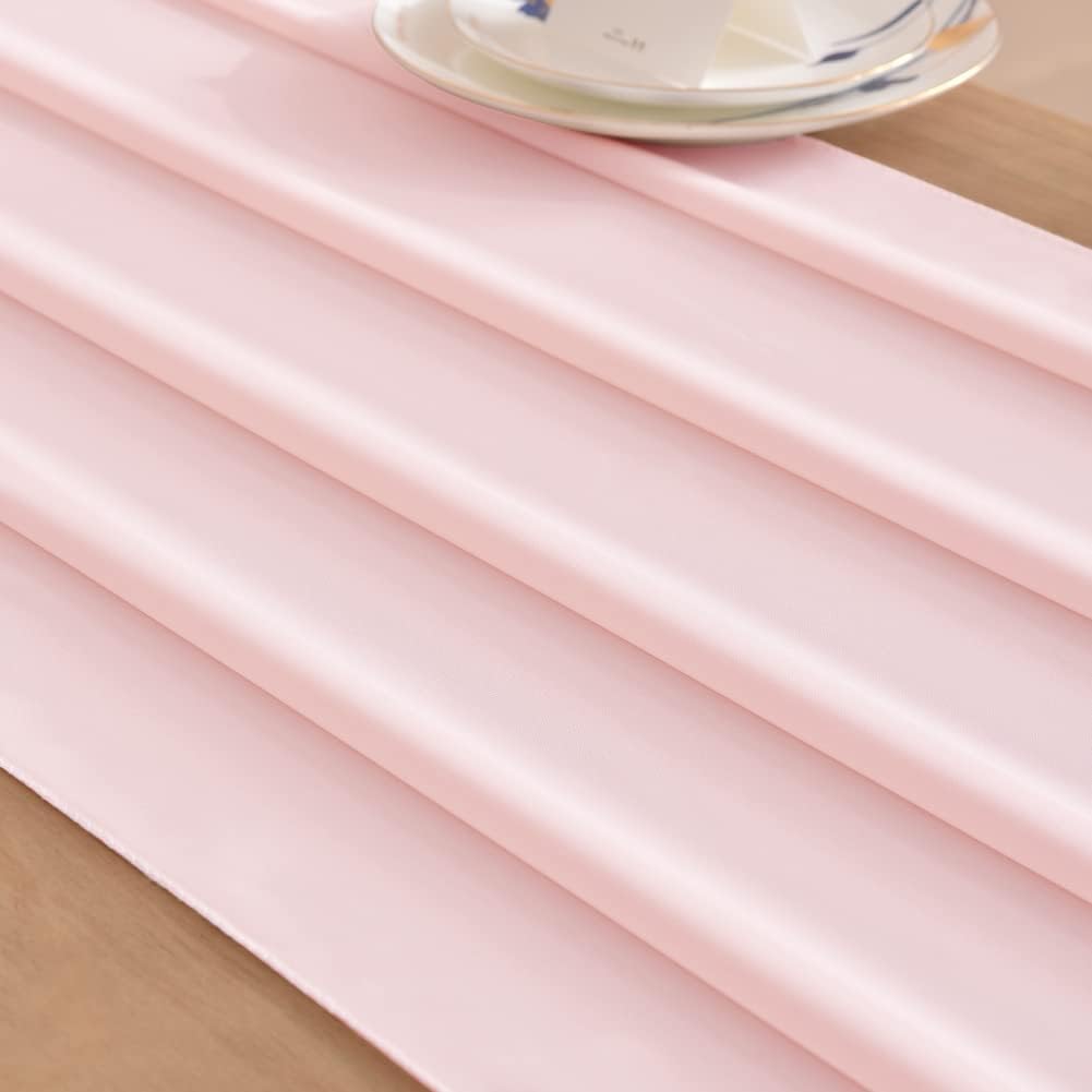 Pink Chiffon Table Runner Fall Boho Wedding Birthday Party Decor