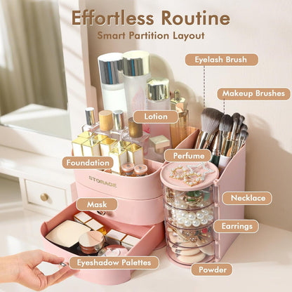Makeup Organizer Countertop, Make Up Organizer for Vanity