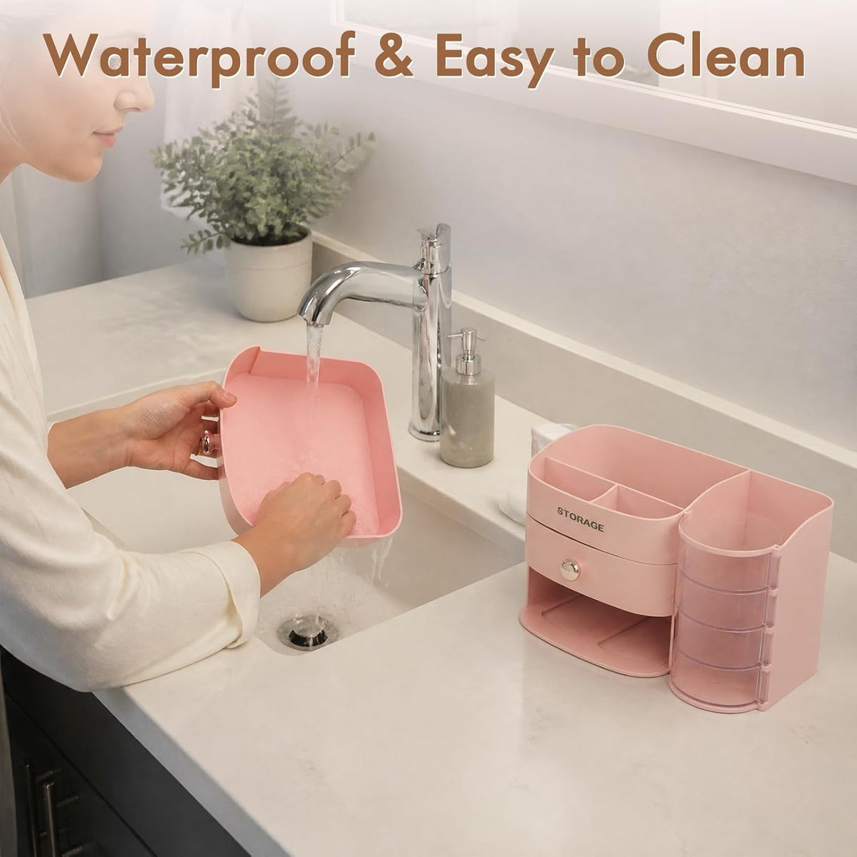 Makeup Organizer Countertop, Make Up Organizer for Vanity