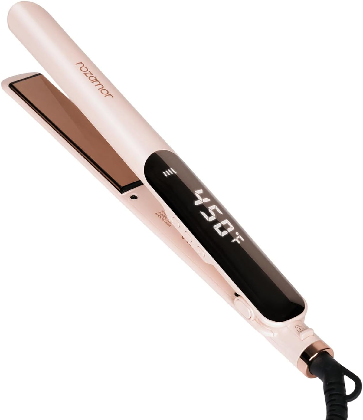 Titanium Flat Iron, 1 Inch Hair Straightener & Curler